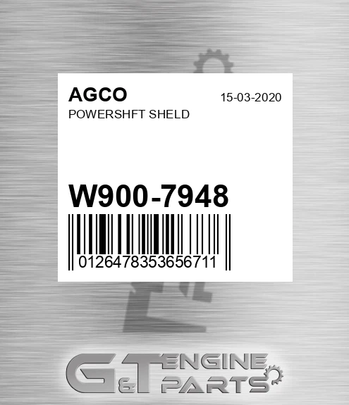 W900-7948 Powershft Sheld for AGCO