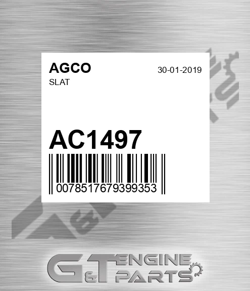 AC1497 Slat for AGCO