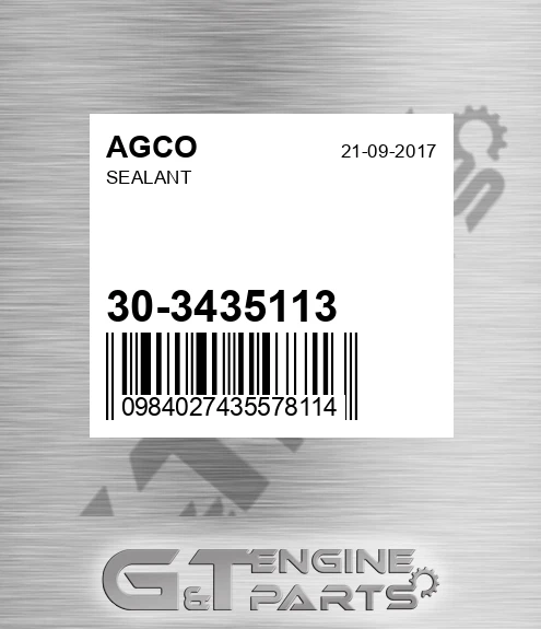 30-3435113 Sealant for AGCO