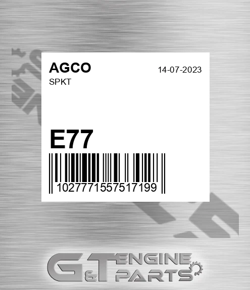 E77 AGCO Spkt