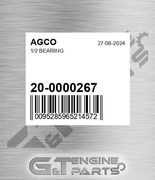 20-0000267 1/2 Bearing for AGCO