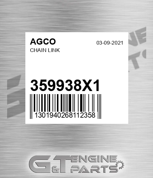 359938X1 Chain Link for AGCO