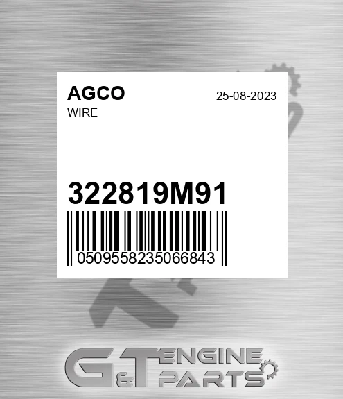 322819M91 Wire for AGCO
