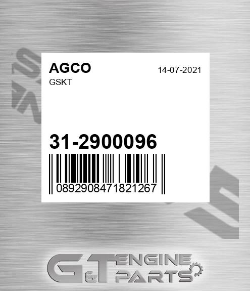 31-2900096 Gskt for AGCO