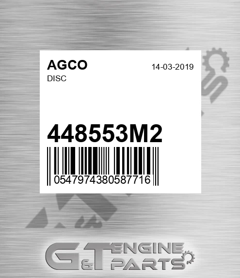 448553M2 Disc