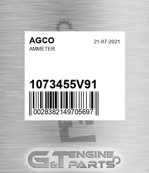 1073455V91 Ammeter