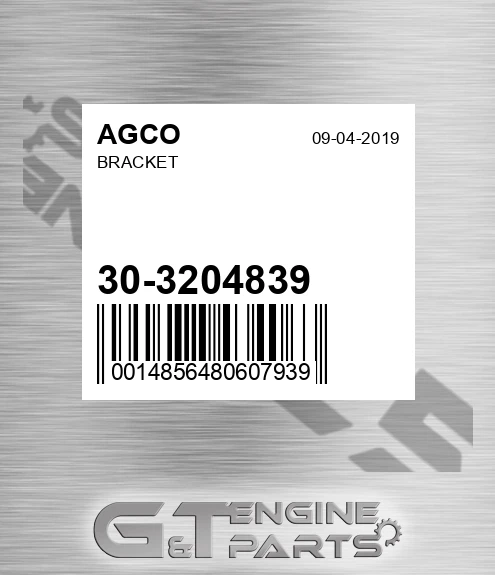 30-3204839 Bracket for AGCO