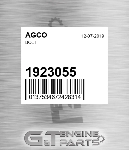1923055 Bolt for AGCO