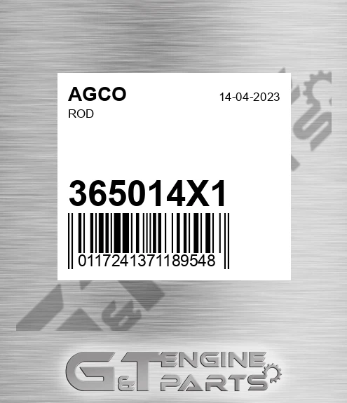 365014X1 AGCO Rod