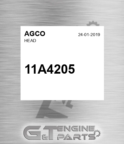 11A4205 Head for AGCO