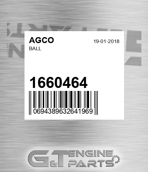 1660464 Ball for AGCO