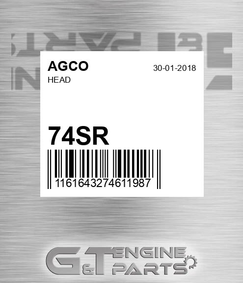 74SR AGCO Head