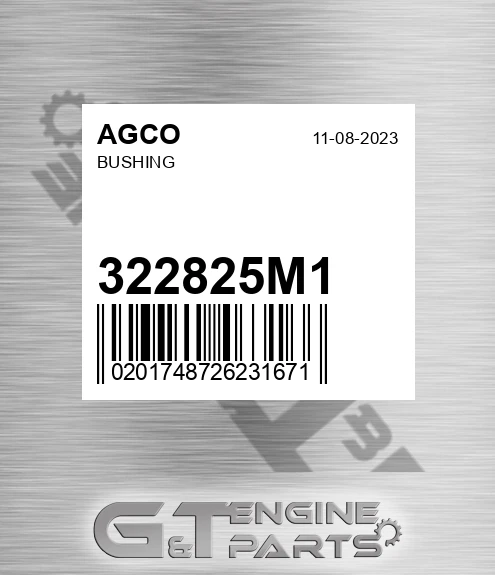 322825M1 Bushing for AGCO