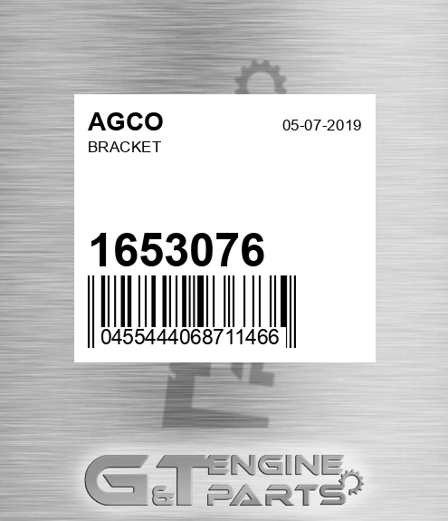 1653076 Bracket for AGCO