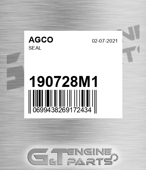 190728M1 Seal for AGCO