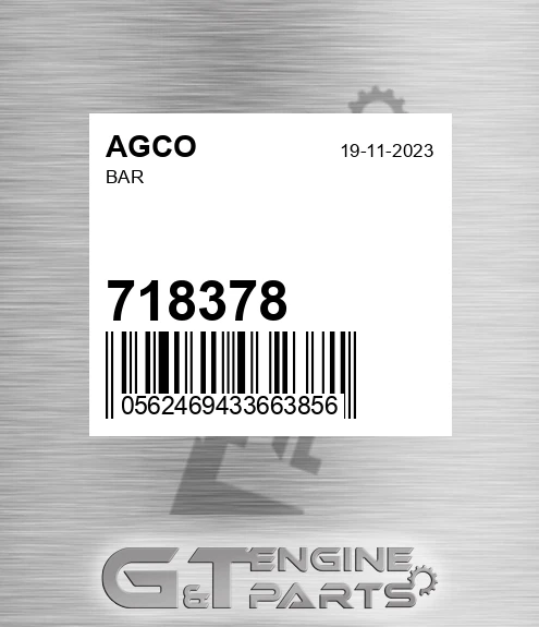 718378 AGCO Bar