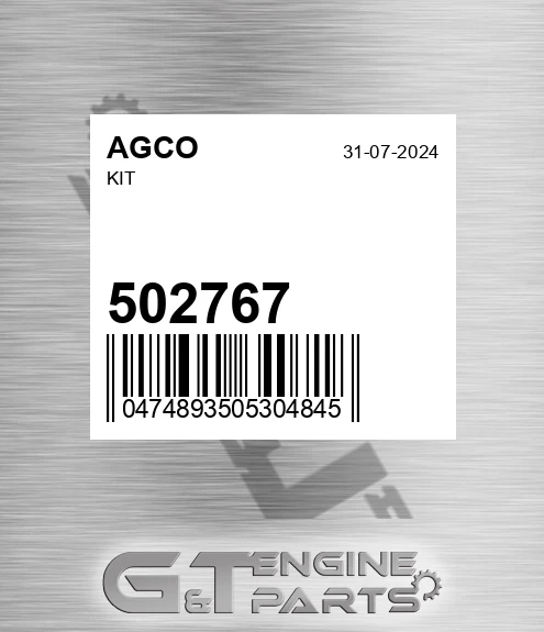 502767 Kit for AGCO