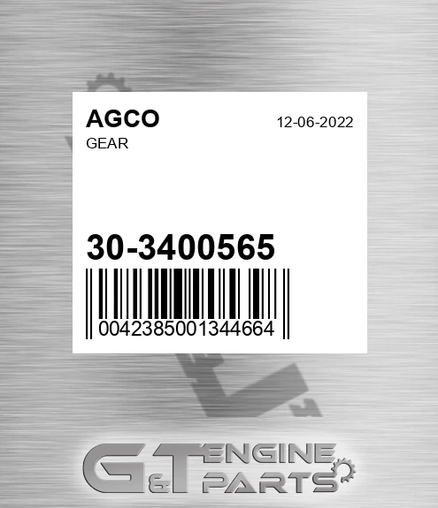 30-3400565 Gear for AGCO