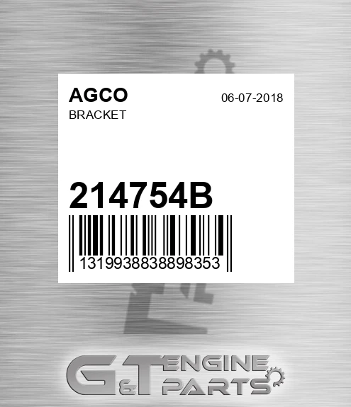 214754B Bracket for AGCO