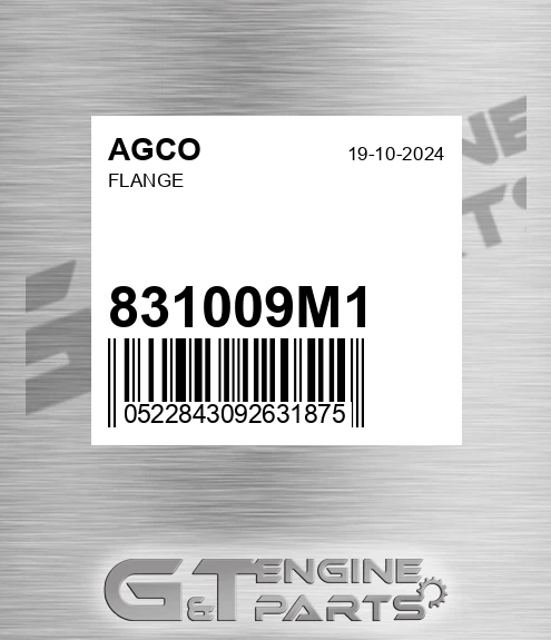 831009M1 AGCO Flange