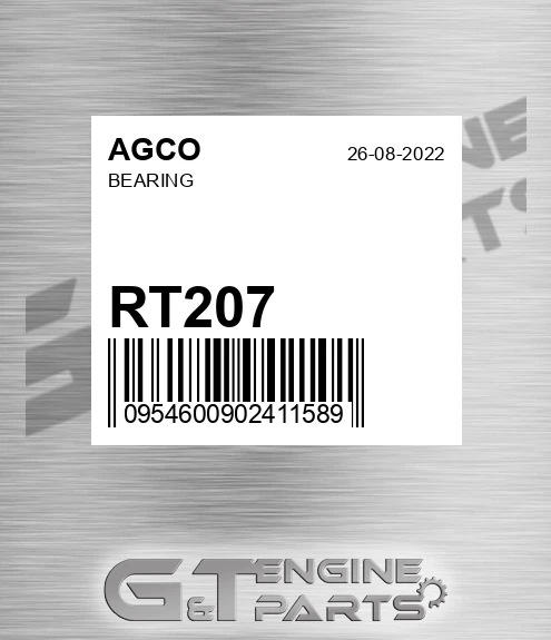 RT207 Bearing