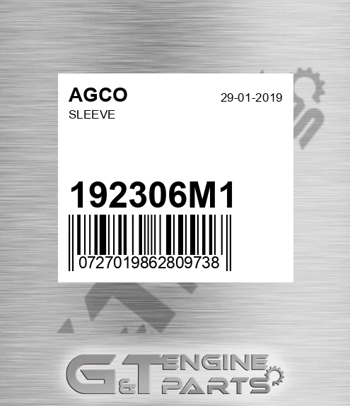 192306M1 Sleeve for AGCO