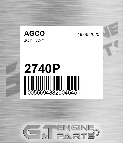 2740P Jointasy for AGCO