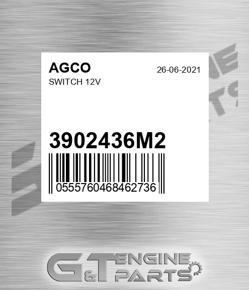 3902436M2 Switch 12v for AGCO