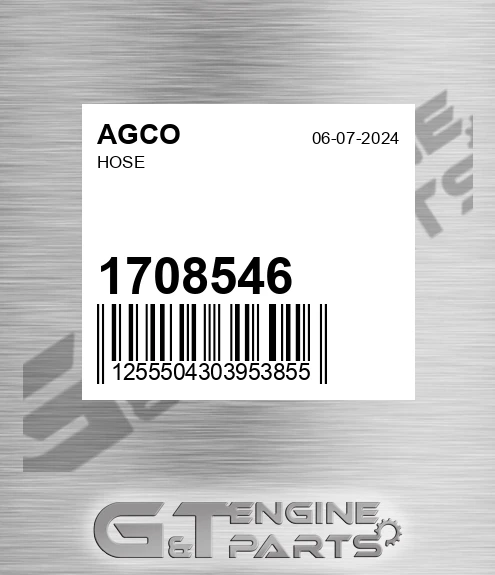 1708546 Hose for AGCO
