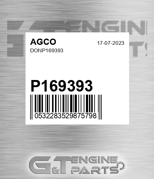 P169393 Don for AGCO