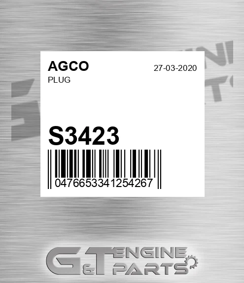 S3423 Plug for AGCO