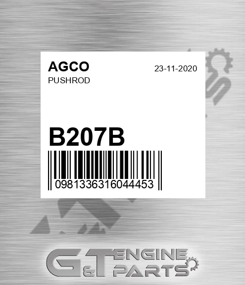 B207B Pushrod