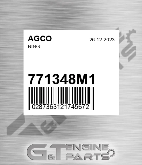 771348M1 Ring for AGCO