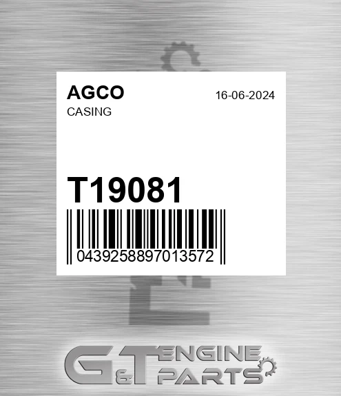T19081 Casing