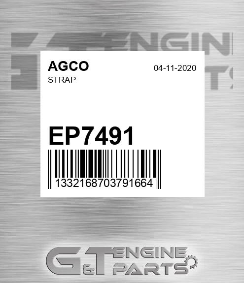EP7491 AGCO Strap