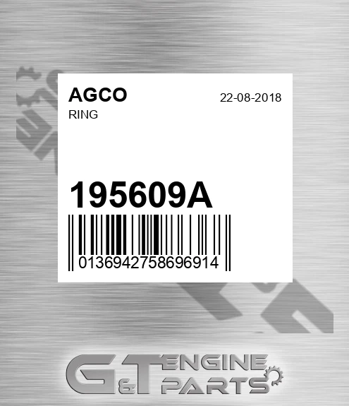 195609A Ring for AGCO