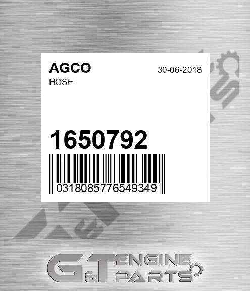 1650792 Hose for AGCO