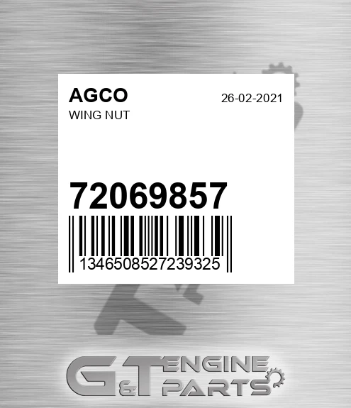 72069857 Wing Nut for AGCO