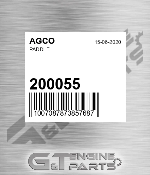 200055 AGCO Paddle