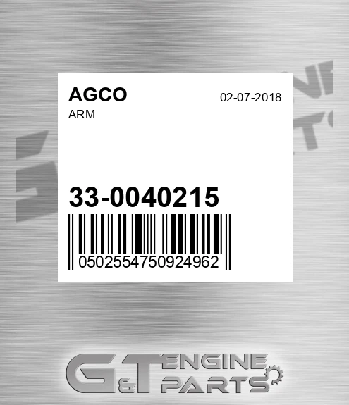 33-0040215 Arm for AGCO