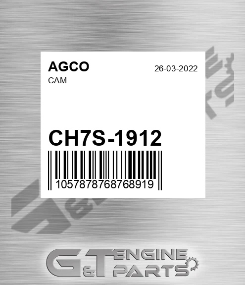CH7S-1912 Cam for AGCO