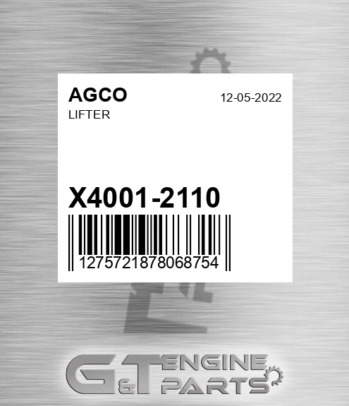 X4001-2110 Lifter for AGCO