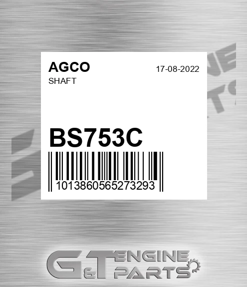 BS753C AGCO Shaft