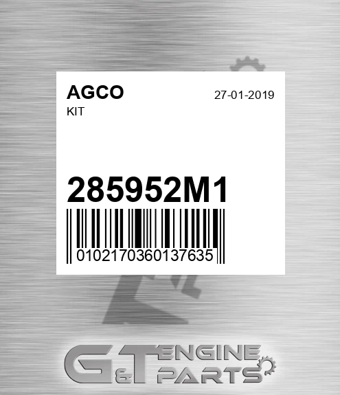 285952M1 Kit for AGCO