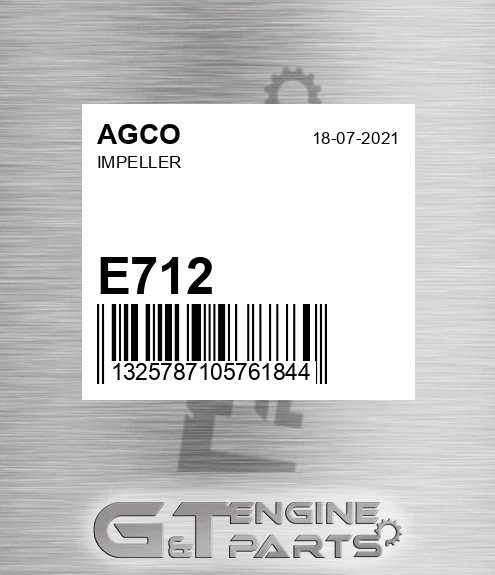 E712 AGCO Impeller