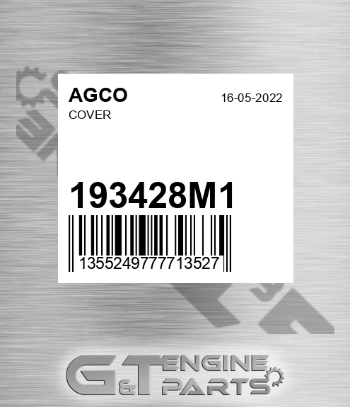 193428M1 Cover for AGCO