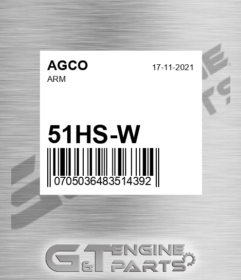 51HS-W Arm for AGCO