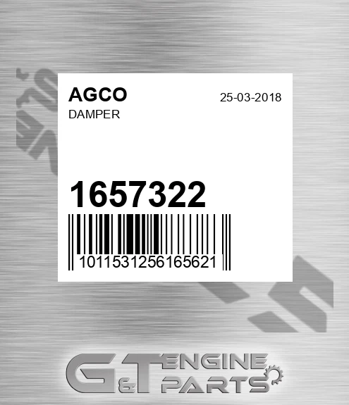 1657322 Damper for AGCO