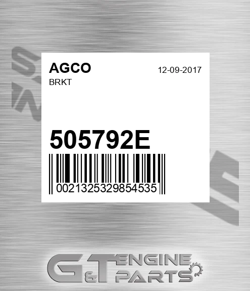 505792E AGCO Brkt