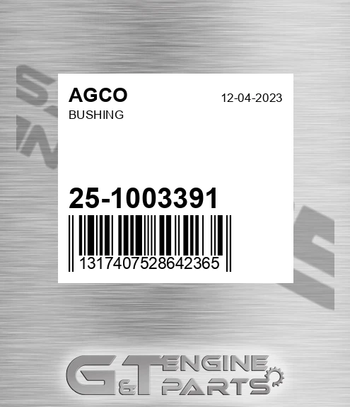 25-1003391 Bushing for AGCO